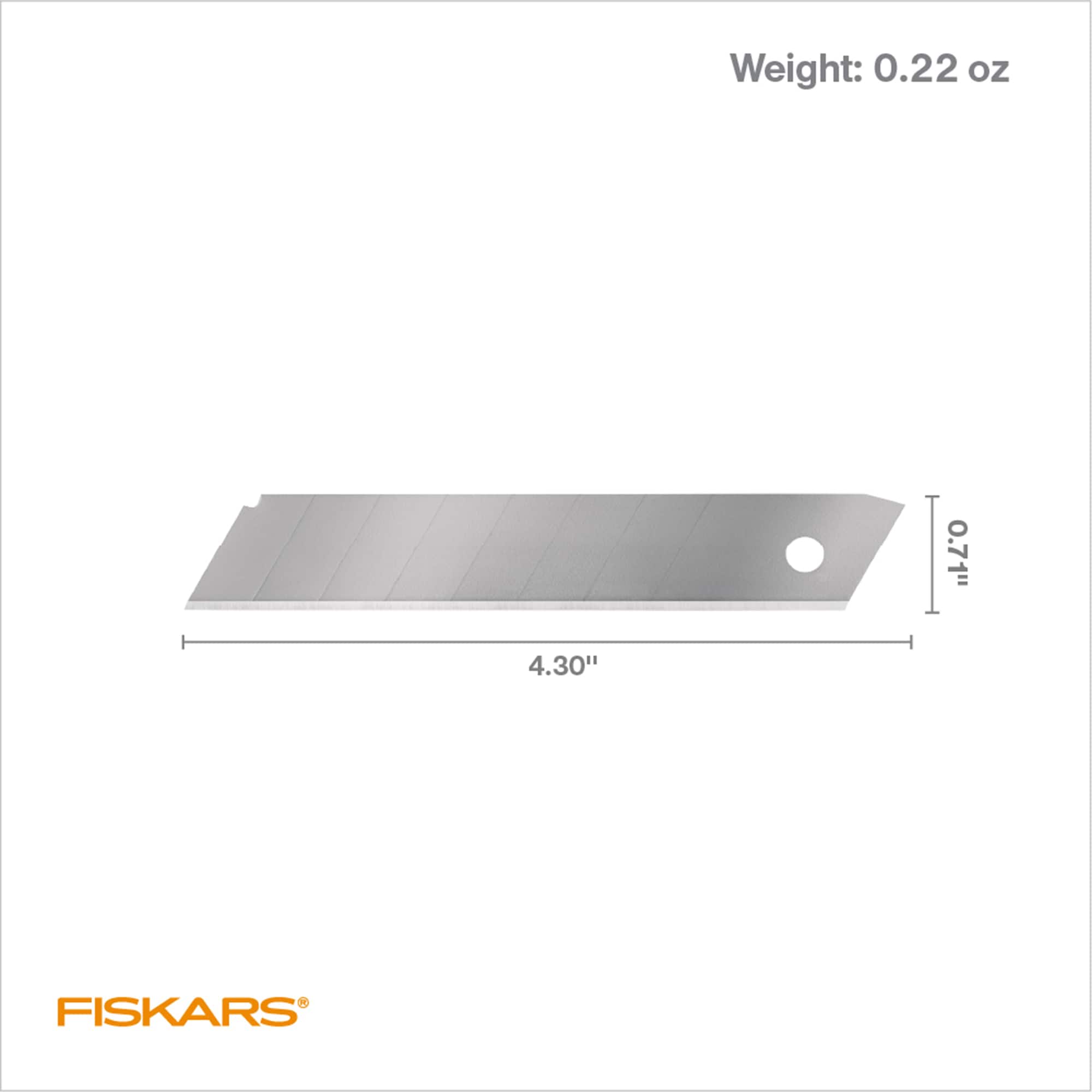Fiskars® 18mm Snap-Off Utility Blades, 5ct.